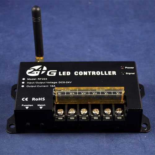 DC5/12/24V Max 16A, Generic 2.4Ghz 30M Control Touch Panel LED Wireless RF Remote Controller For Single Color Led Strips DC5/12/24V Max 16A, Generic 2.4Ghz 30M Control Touch Panel LED Wireless RF Remote Controller For Single Color Led Strips